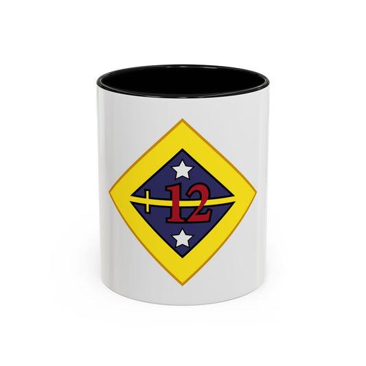 12th US division Insignia (U.S. Army) Accent Coffee Mug