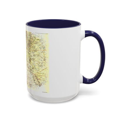 USA - Southwest 1 (1982) (Map) Accent Coffee Mug