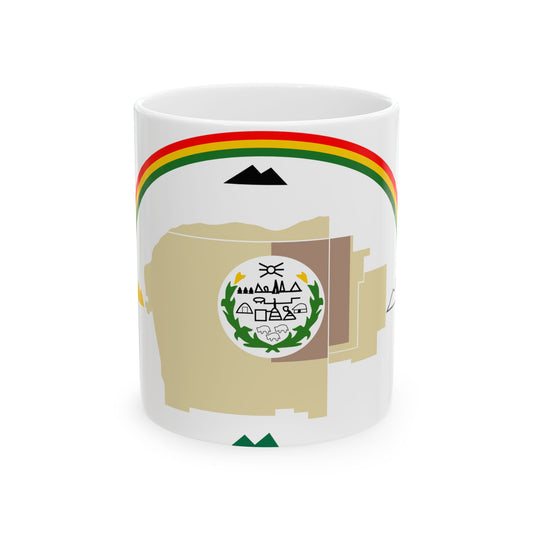 Original flag of Navajo Nation (United States) White Coffee Mug