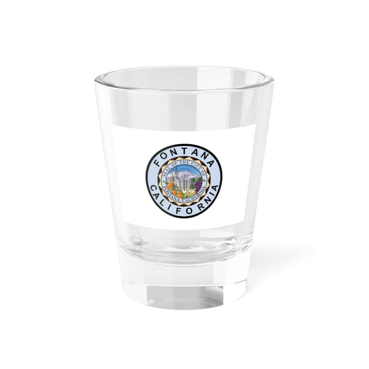 Flag of Fontana California (United States) Shot Glass 1.5oz