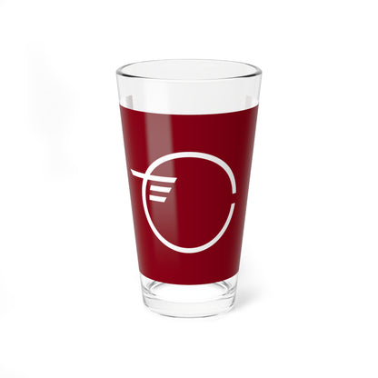 Flag of Tamakawa Fukushima (Japan) Pint Glass 16oz