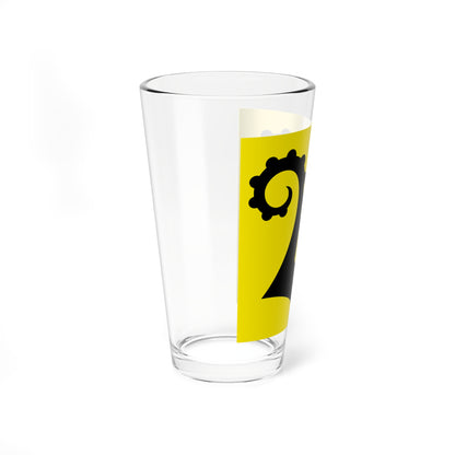 CHE Nossikon Flag (Switzerland) Pint Glass 16oz