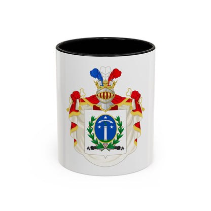 Ornamented Coat of Arms of Chile (1819-1834) Cerro Castillo Version - Accent Coffee Mug