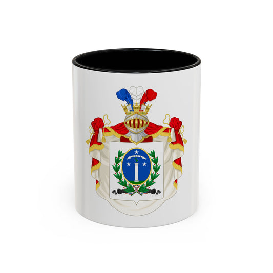 Ornamented Coat of Arms of Chile (1819-1834) Cerro Castillo Version - Accent Coffee Mug
