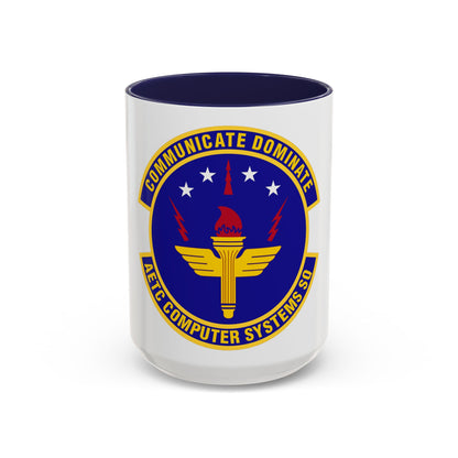AETC Computer Systems Squadron (U.S. Air Force) Accent Coffee Mug