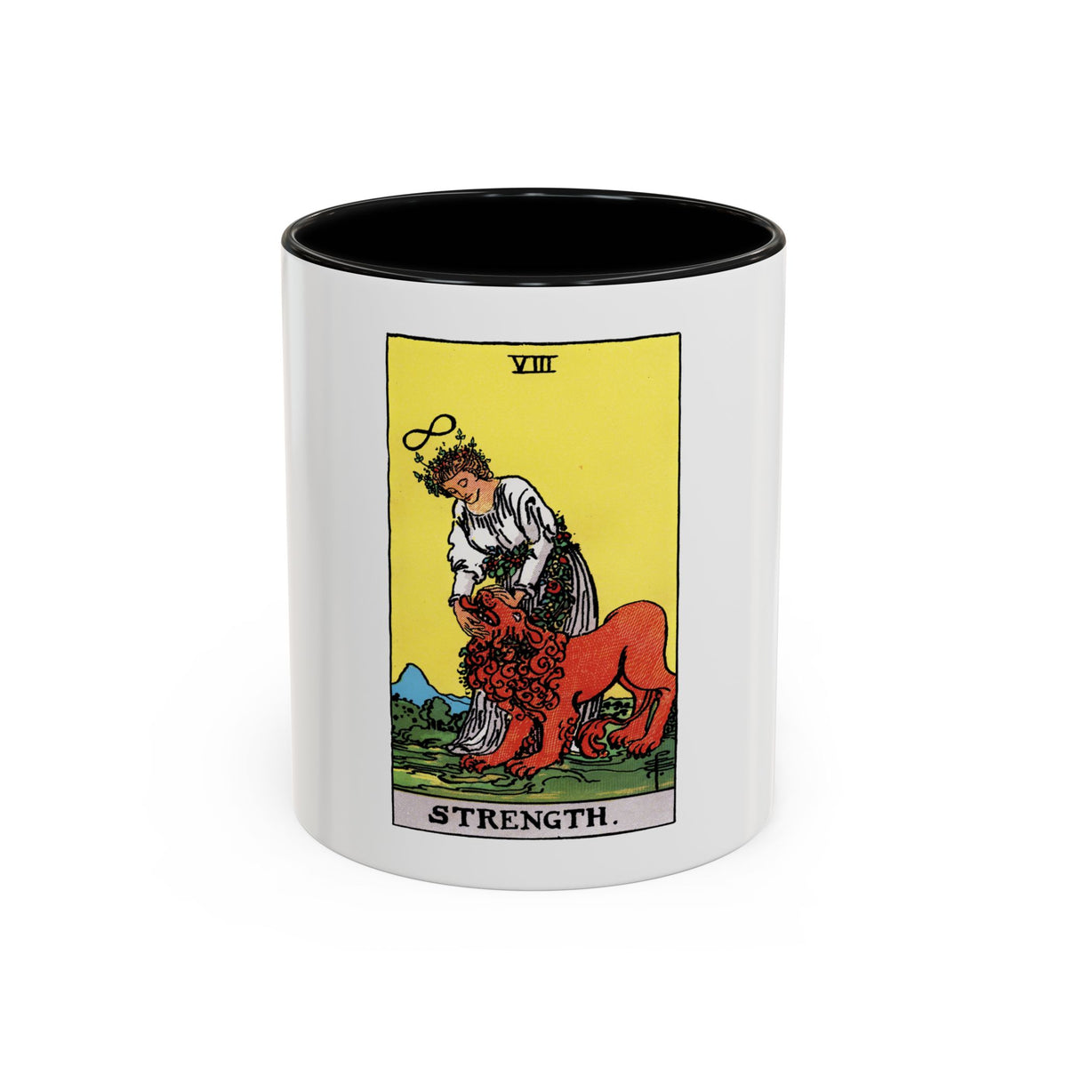 Strength (Tarot Card) Accent Coffee Mug