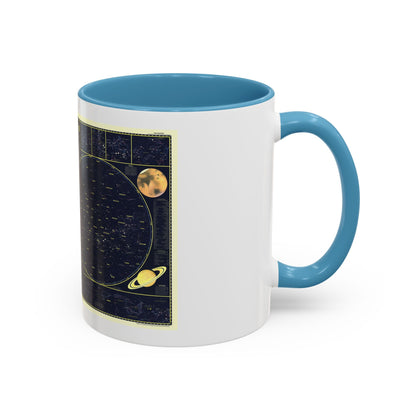 Heavens, The 1 (1957) (Map) Accent Coffee Mug