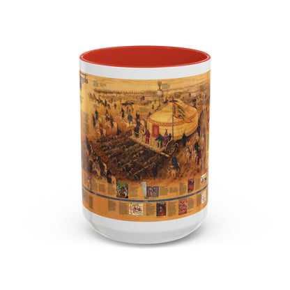 Mongols, The (1996) (Map) Accent Coffee Mug