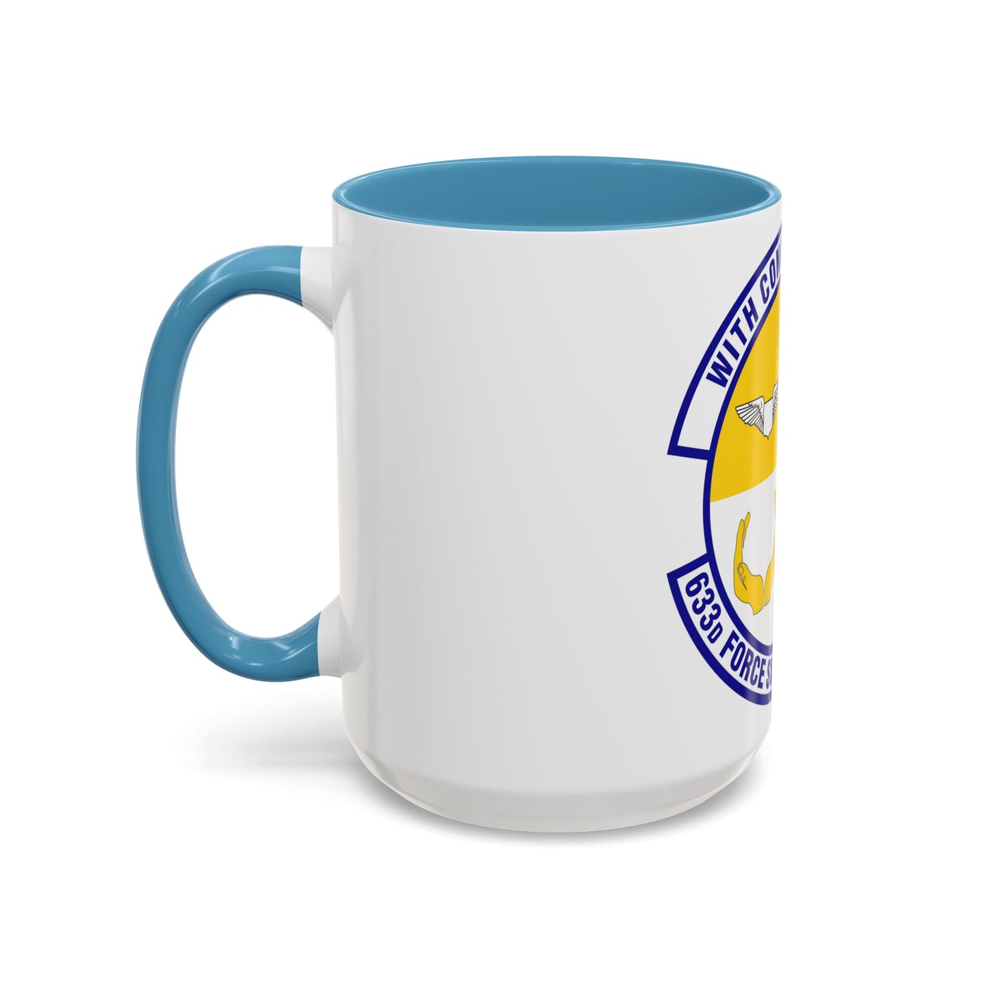 633d Force Support Squadron (U.S. Air Force) Accent Coffee Mug