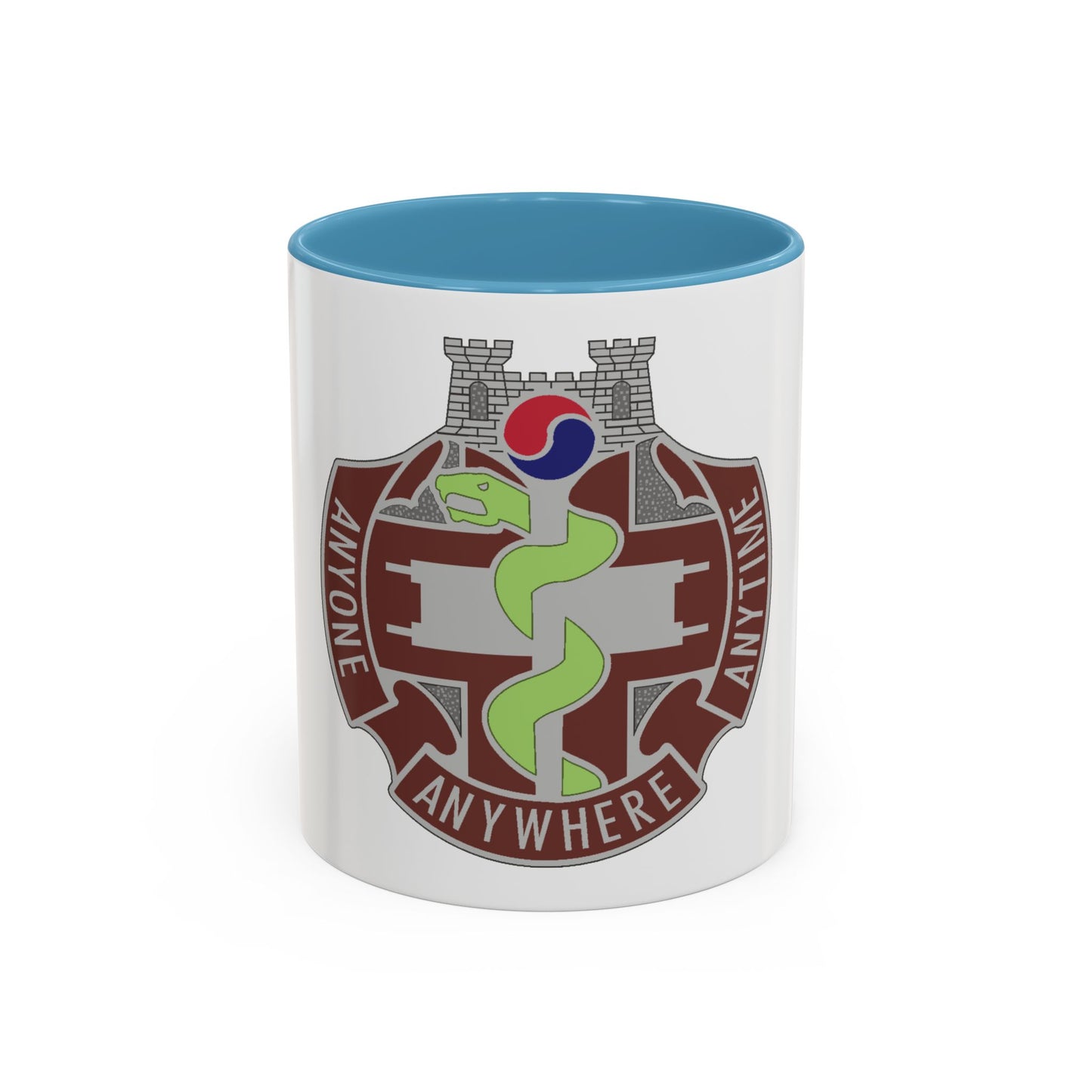421 Medical Battalion (U.S. Army) Accent Coffee Mug