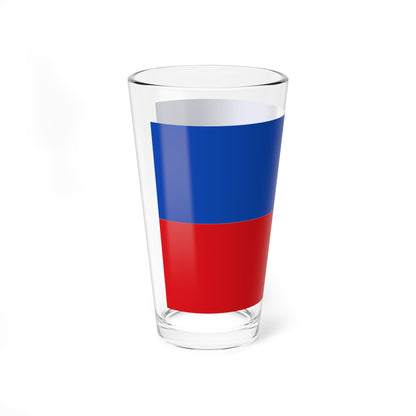Flag blue red 5x3 (Germany) Pint Glass 16oz