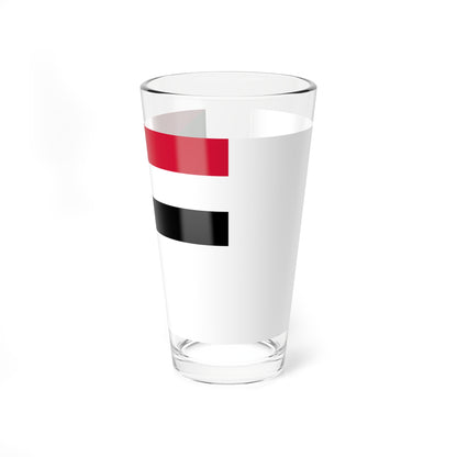 Naval Ensign of Sudan (Sudan) Pint Glass 16oz