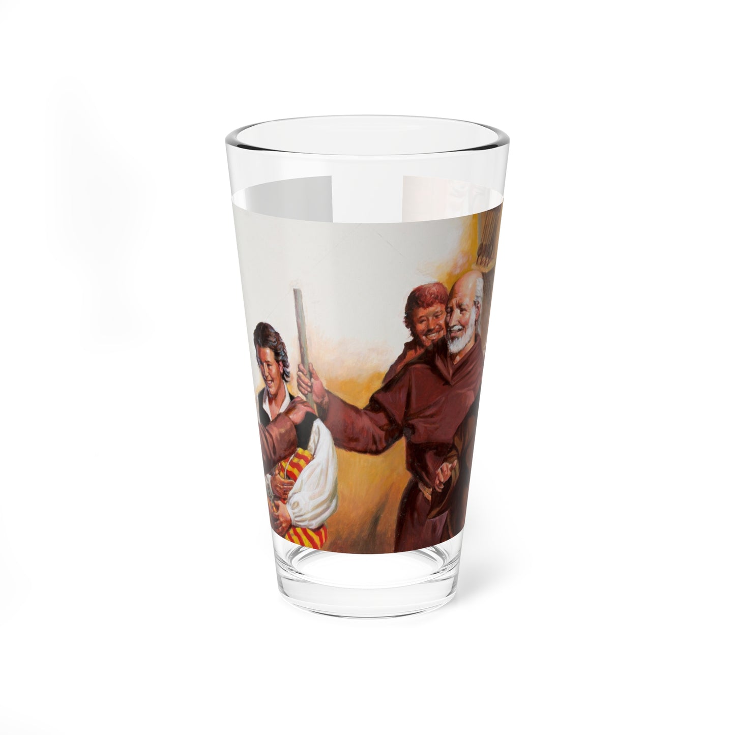 Squanto and the Miracle of Thanksgiving, interior illustrations (7), 2012 (Magazine Illustration) Pint Glass 16oz