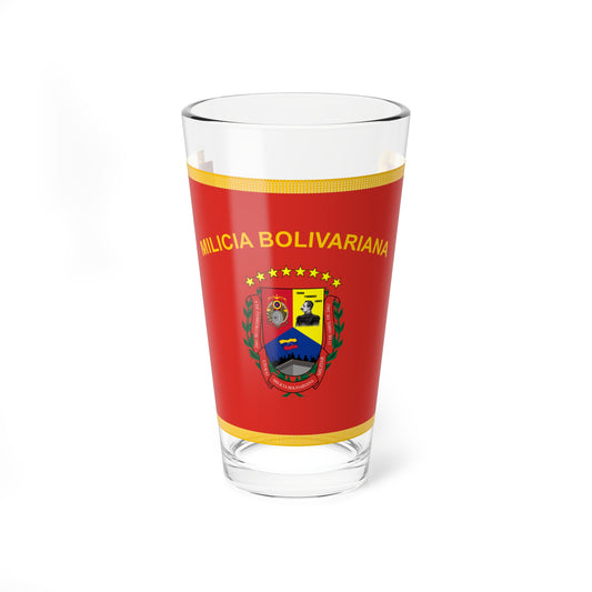 Flag of the Bolivarian Militia of Venezuela (Venezuela) Pint Glass 16oz