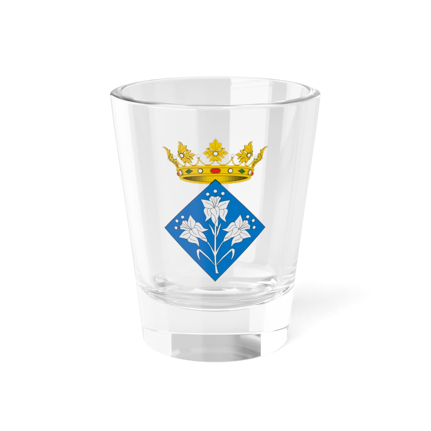 Escut de la vila de Gràcia (Spain) (Coat of Arms) Shot Glass 1.5oz
