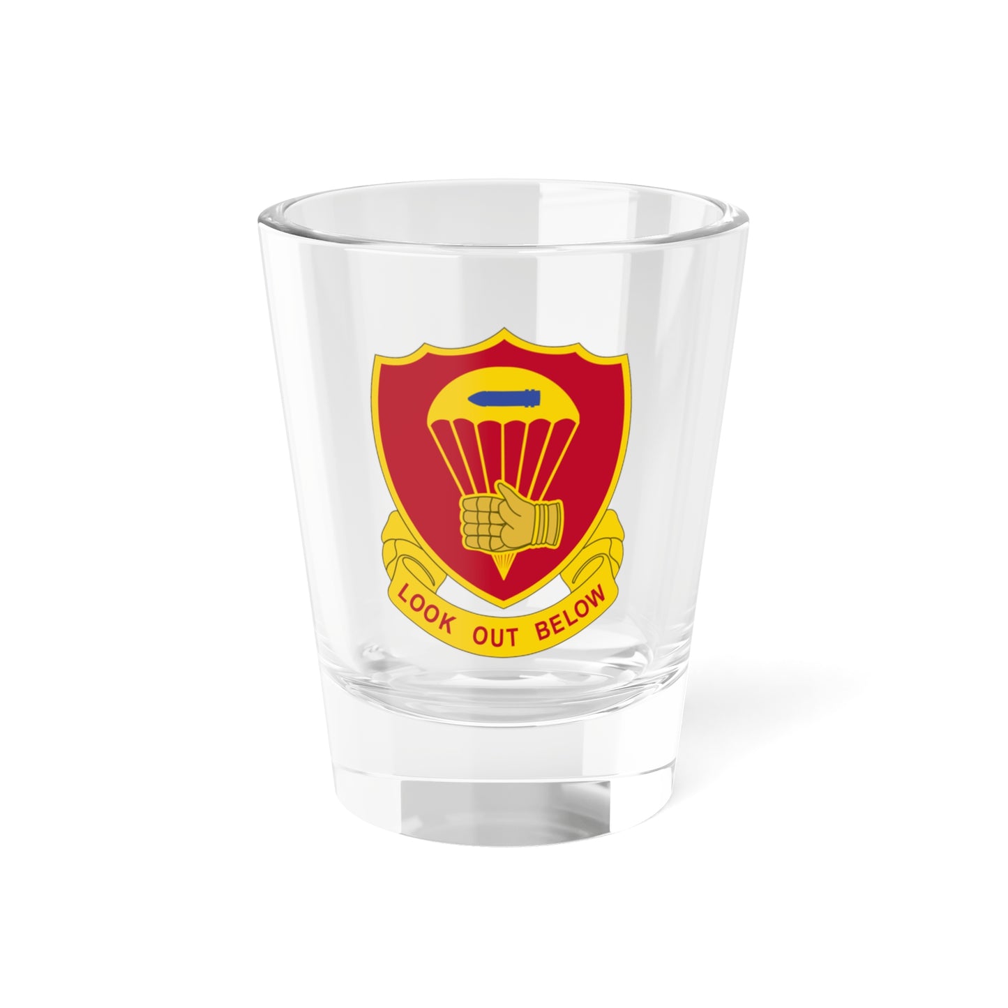 376 Airborne Field Artillery Battalion (U.S. Army) Shot Glass 1.5oz