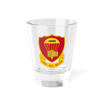 Verre à liqueur du 376e bataillon d'artillerie de campagne aéroportée (armée américaine) 1,5 oz