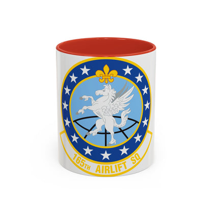 Tasse à café décorative du 165e Escadron de transport aérien (US Air Force)