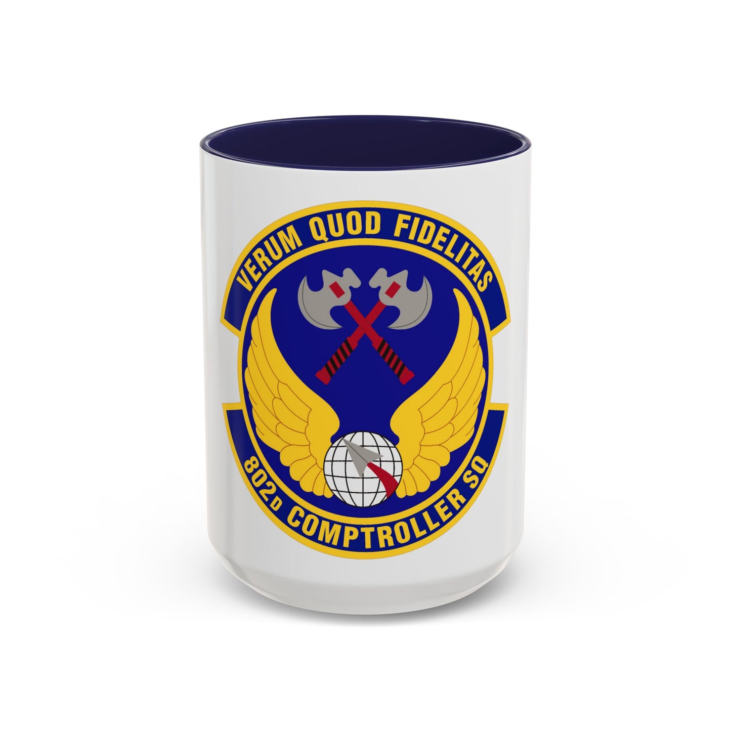 802d Comptroller Squadron (U.S. Air Force) Accent Coffee Mug