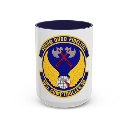 802d Comptroller Squadron (U.S. Air Force) Accent Coffee Mug