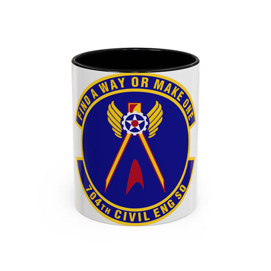 704th Civil Engineer Squadron (U.S. Air Force) Accent Coffee Mug