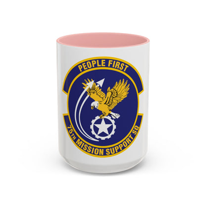 75th Mission Support Squadron (U.S. Air Force) Accent Coffee Mug