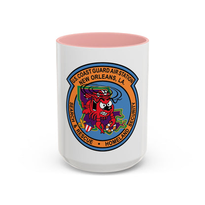 USCG Air Station New Orleans (U.S. Coast Guard) Accent Coffee Mug
