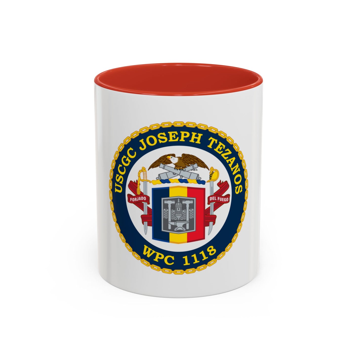 USCG Joseph Tezanos WPC 1118 (U.S. Coast Guard) Accent Coffee Mug