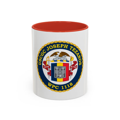 USCG Joseph Tezanos WPC 1118 (U.S. Coast Guard) Accent Coffee Mug