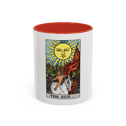 The Sun (Tarot Card) Accent Coffee Mug