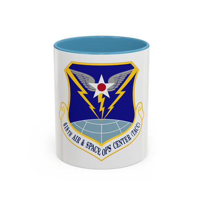 618 Air Operations Center AMC (U.S. Air Force) Accent Coffee Mug