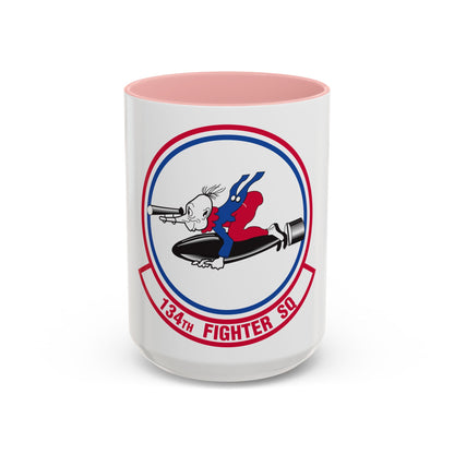 134 Fighter Squadron (U.S. Air Force) Accent Coffee Mug