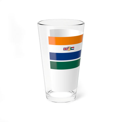Naval Ensign of South Africa 1981-1994 (South Africa) Pint Glass 16oz