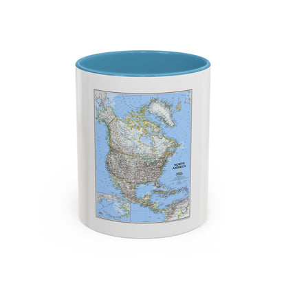 North America (2005) (Map) Accent Coffee Mug