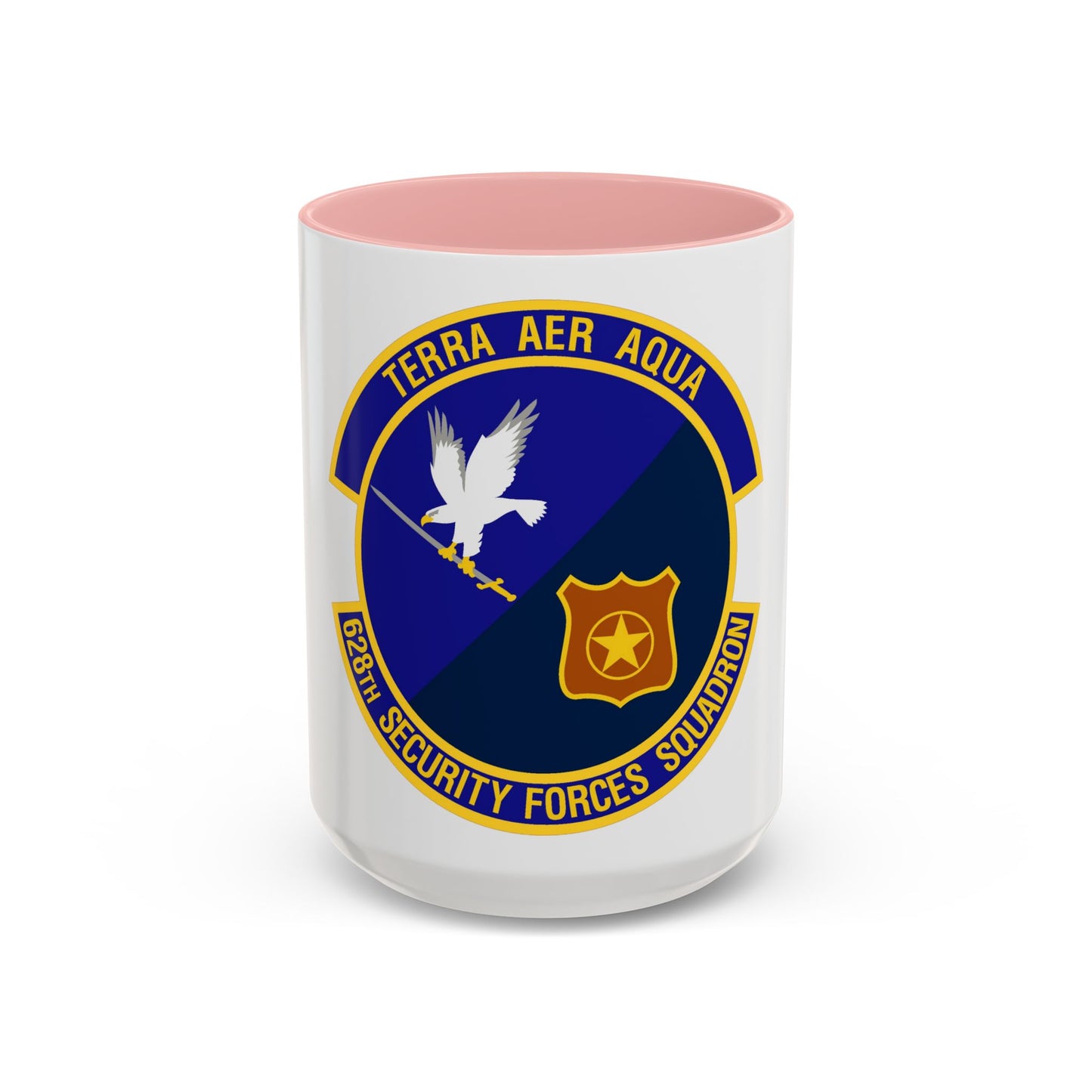628th Security Forces Squadron (U.S. Air Force) Accent Coffee Mug