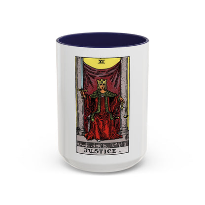 Justice (Tarot Card) Accent Coffee Mug