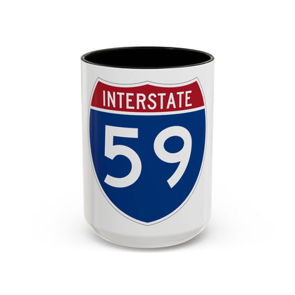 Interstate 59 (U.S. Highways) Accent Coffee Mug