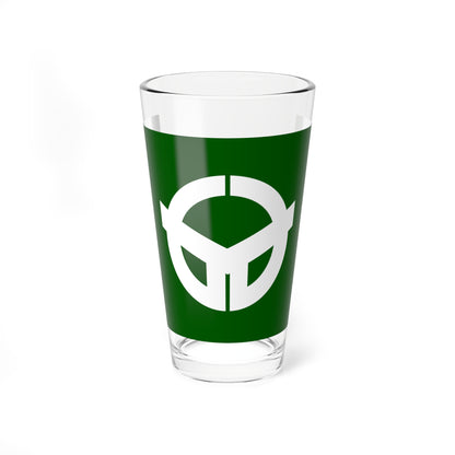 Flag of Saji Tottori 1967-2004 (Japan) Pint Glass 16oz