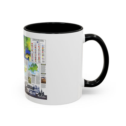 Europe, The New (1992) (Map) Accent Coffee Mug