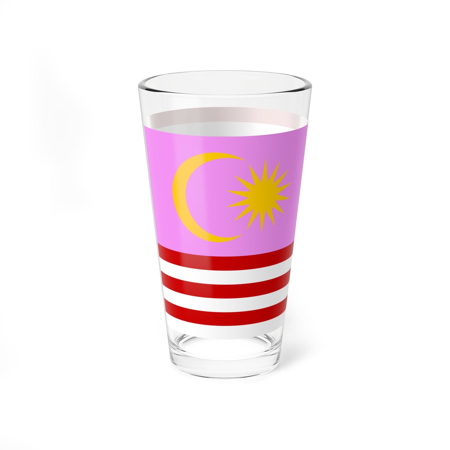 Gay Pride Flag of Malaysia (Malaysia) Pint Glass 16oz