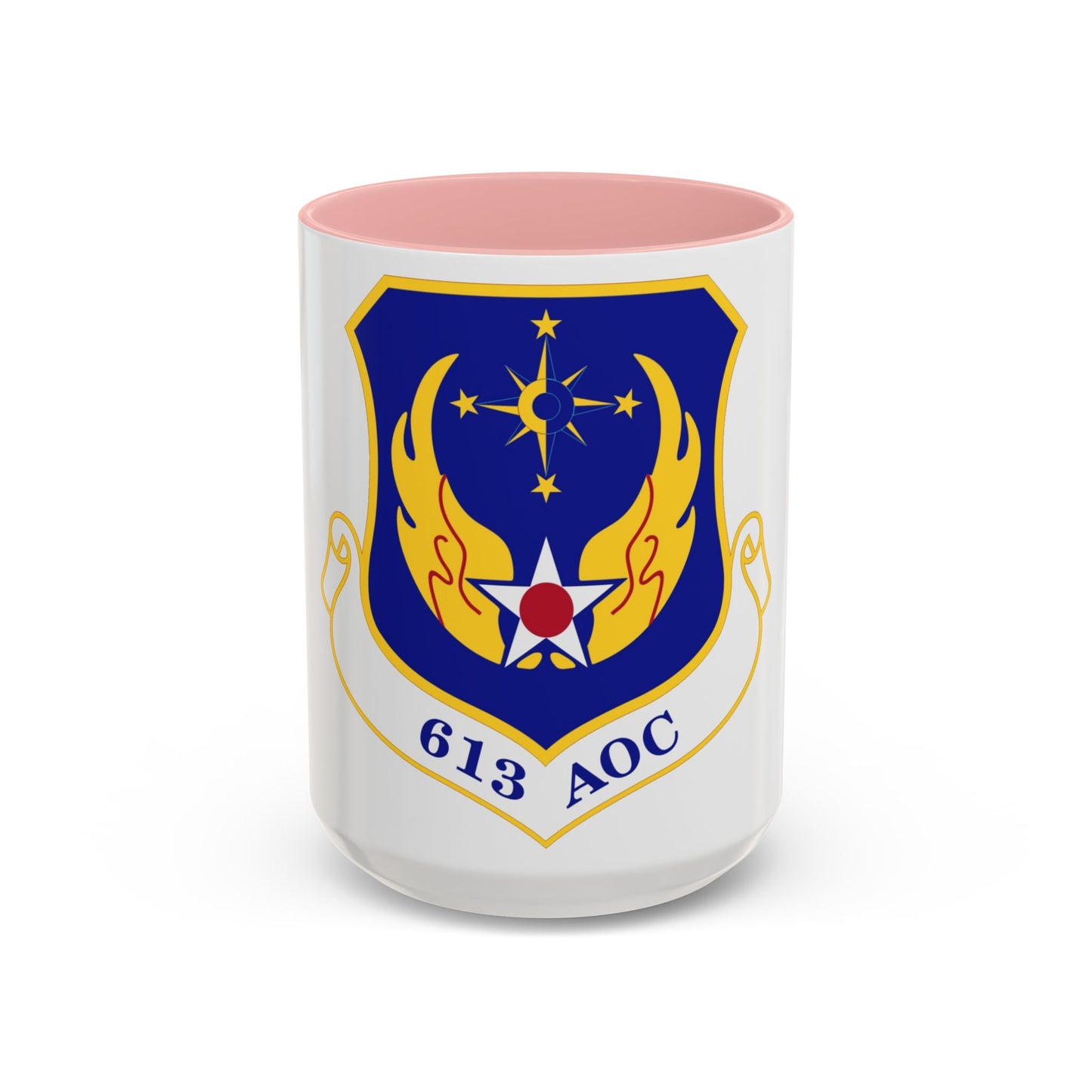 613th Air and Space Operations Center (U.S. Air Force) Accent Coffee Mug