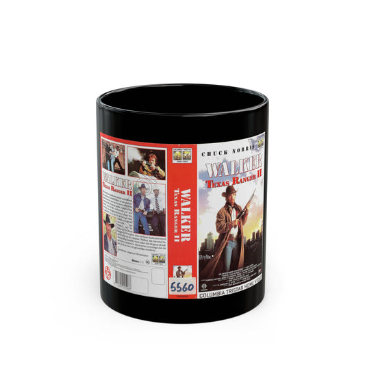 WALKER TEXAS RANGER 2 (VHS COVER) - Black Coffee Mug