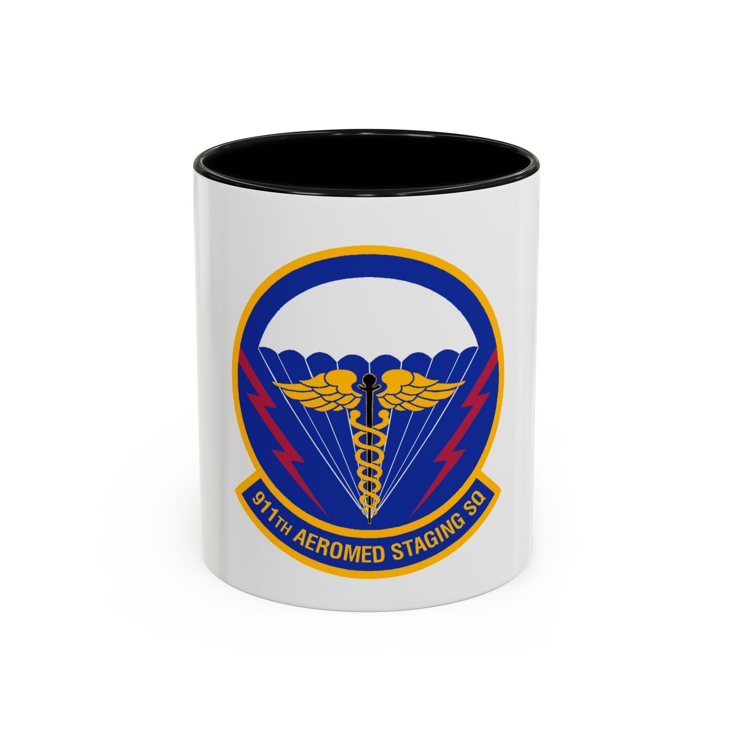 911 Aeromedical Staging Squadron AFRC (U.S. Air Force) Accent Coffee Mug