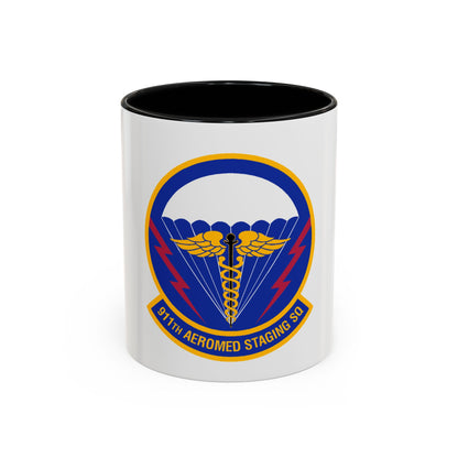 911 Aeromedical Staging Squadron AFRC (U.S. Air Force) Accent Coffee Mug