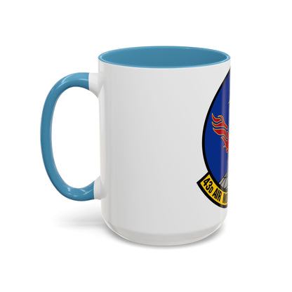 43 Air Mobility Squadron AMC (U.S. Air Force) Accent Coffee Mug