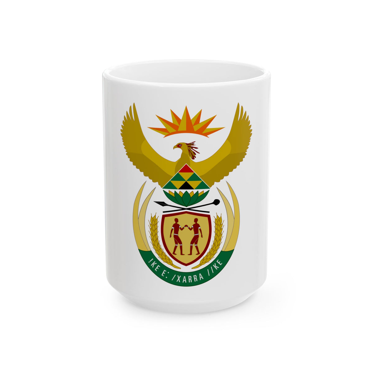 Coat of arms of South Africa - White Coffee Mug