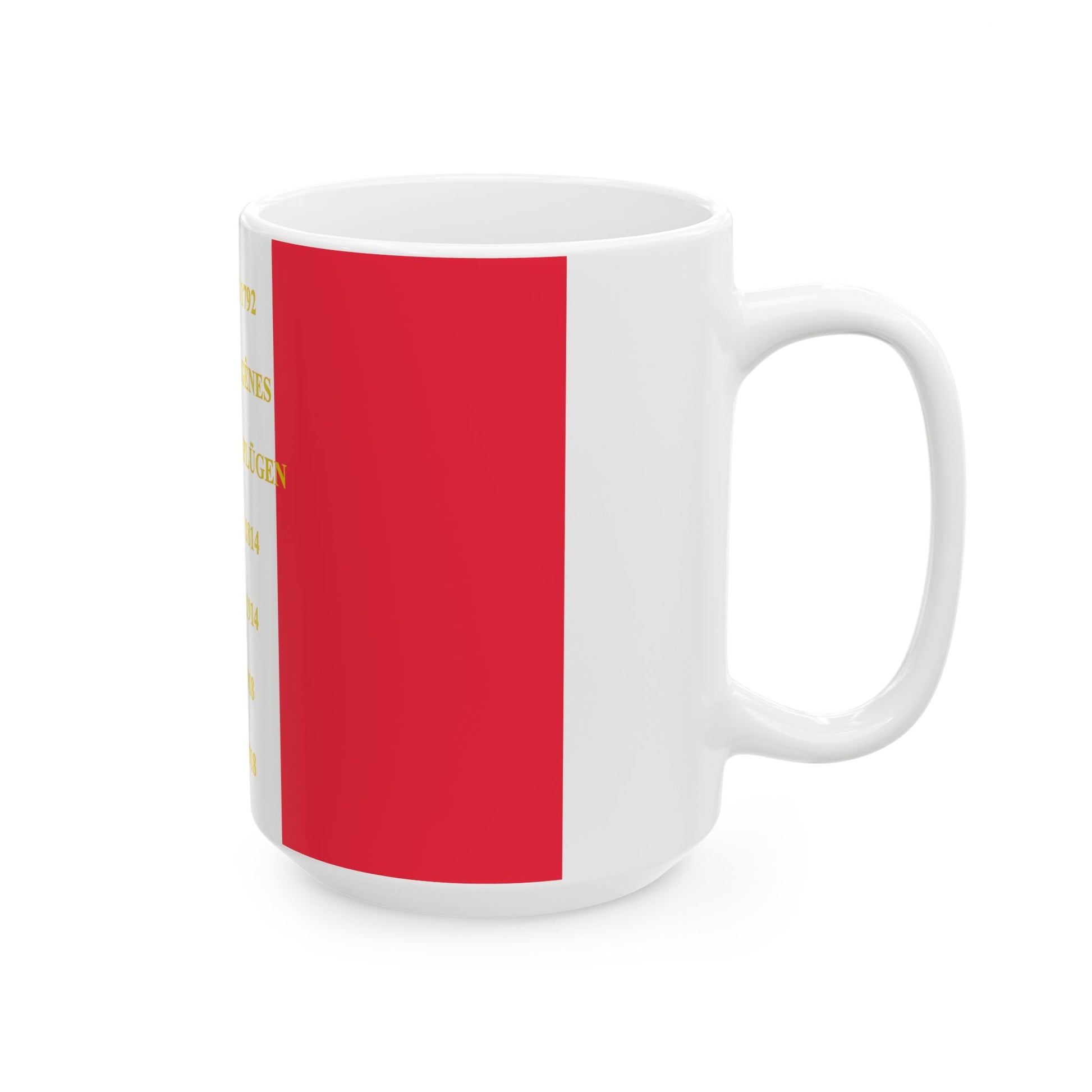 104e regiment dinfanterie de ligne -drapeau (France) White Coffee Mug-Go Mug Yourself