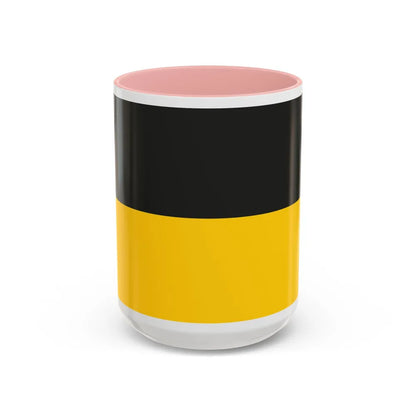 Flag of Gera Germany - Accent Coffee Mug-15oz-Pink-Go Mug Yourself