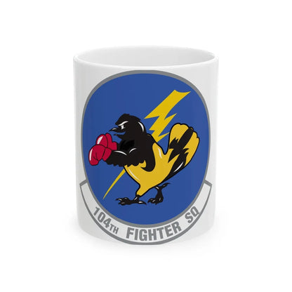 104th Fighter Squadron (U.S. Air Force) White Coffee Mug-11oz-Go Mug Yourself