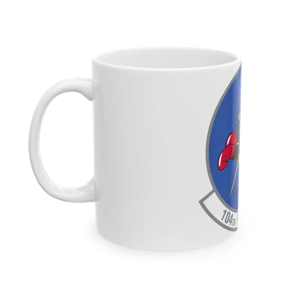 104th Fighter Squadron (U.S. Air Force) White Coffee Mug-Go Mug Yourself